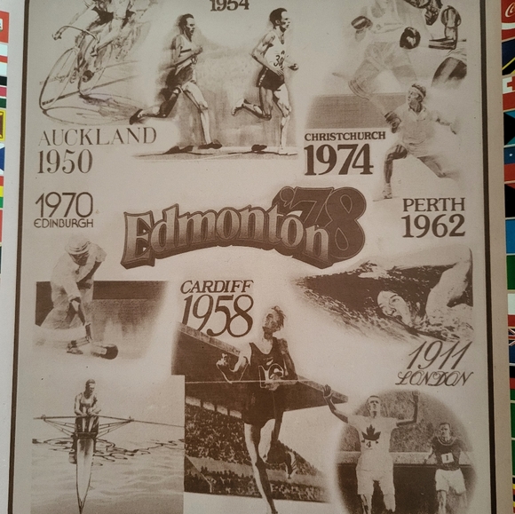 Vintage Coca-Cola 1978 Edmonton Commonwealth Games Tray - Picture 2 of 8